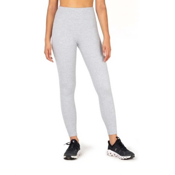 Kyodan Gray Herringbone Warming Leggings XS - Picture 3 of 10